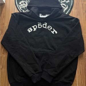 Black VVS Sp5der Hoodie size XL